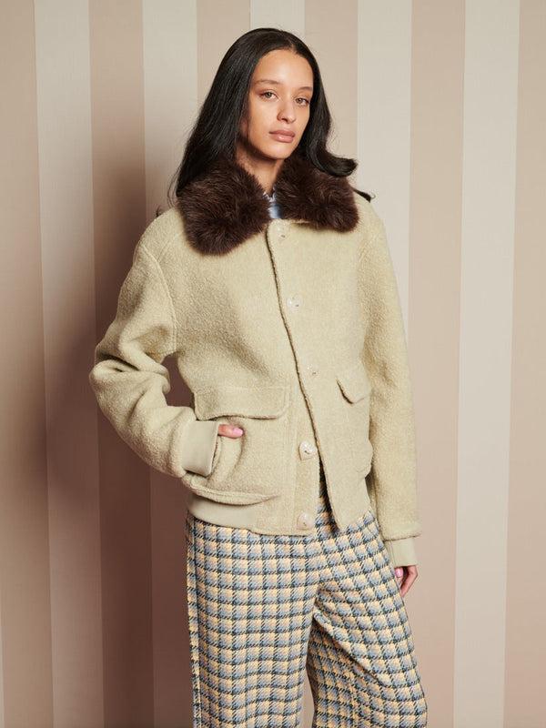 Sister Jane Arden Fur Collar Jacket