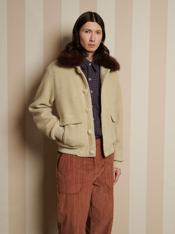 sister jane Arden Fur Collar Jacket