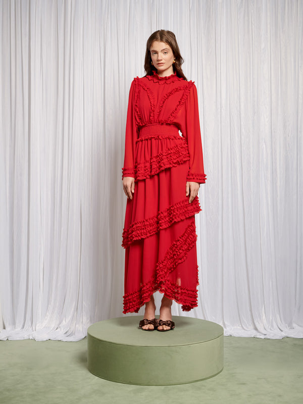 Sister Jane Augustine Maxi Ruffles Dress