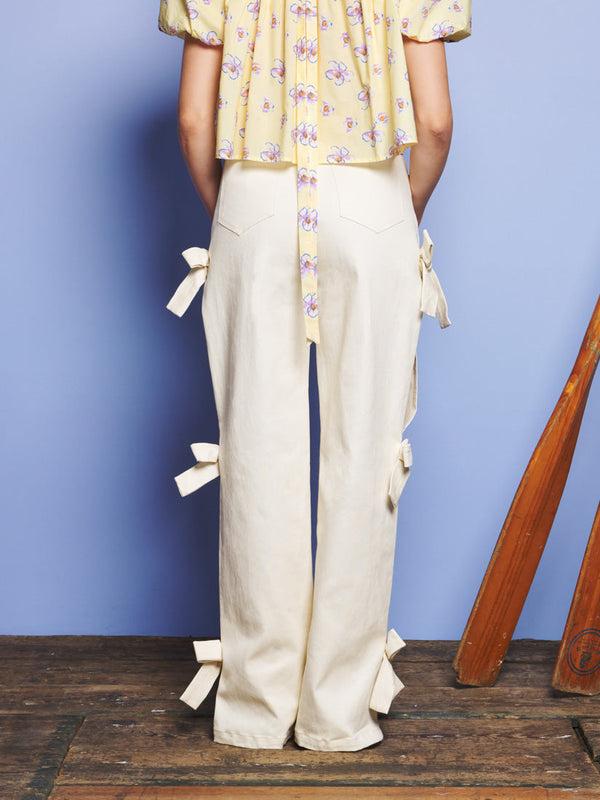 Sister Jane Bay Denim Bow Side Jeans