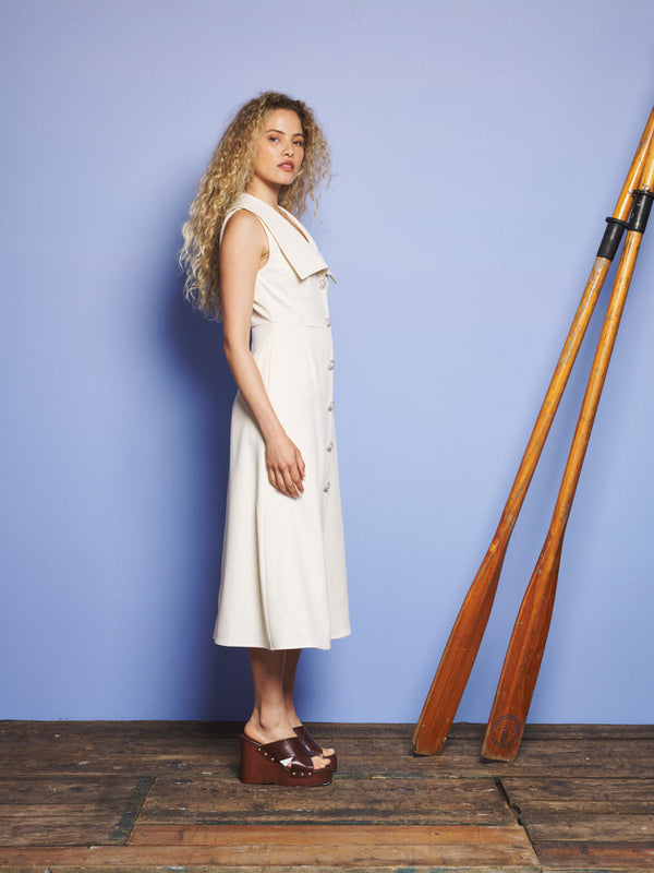 Sister Jane Birdie Collared Midi Dress