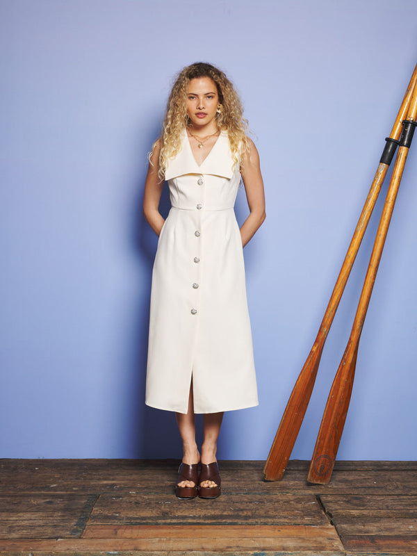 Sister Jane Birdie Collared Midi Dress
