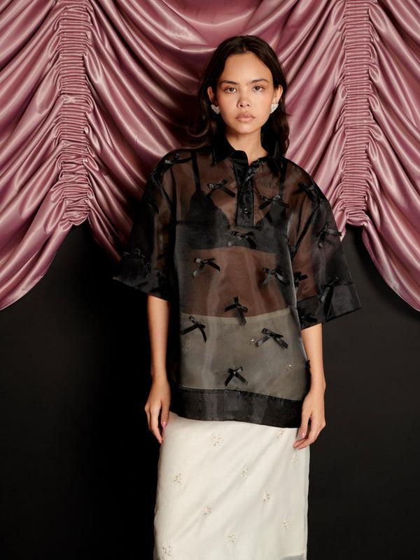 Sister Jane Blaise Bows Polo Shirt