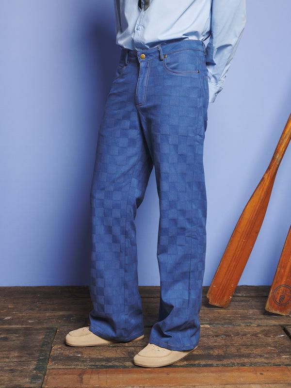 sister jane Cabin Embossed Jeans