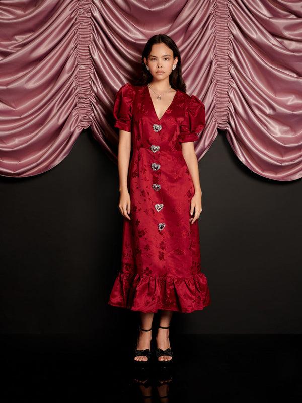 Sister Jane Carnival Hearts Midi Dress