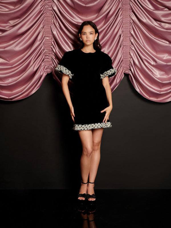 Sister Jane City Velvet Mini Dress