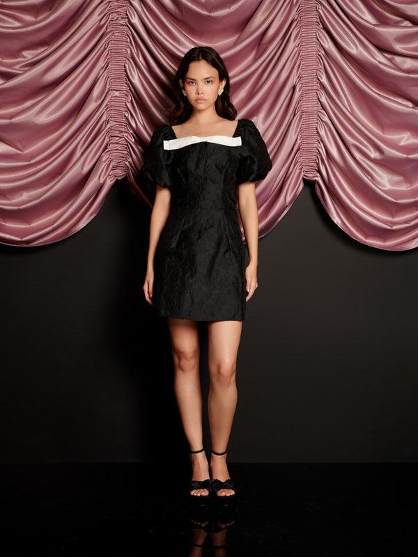 Sister Jane Cocktail Jacquard Mini Dress