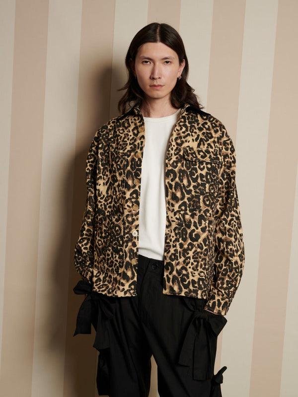 sister jane Conrad Leopard Worker Jacket