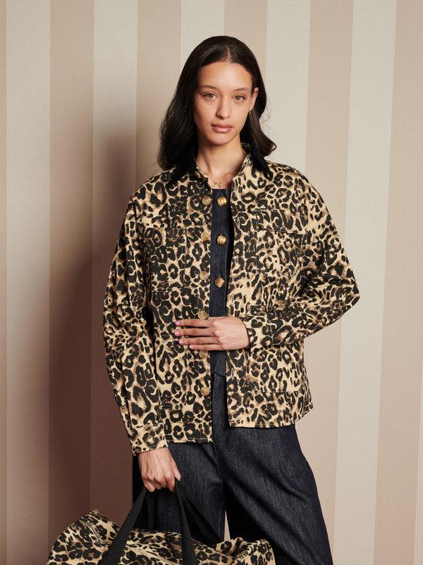 Sister Jane Conrad Leopard Worker Jacket