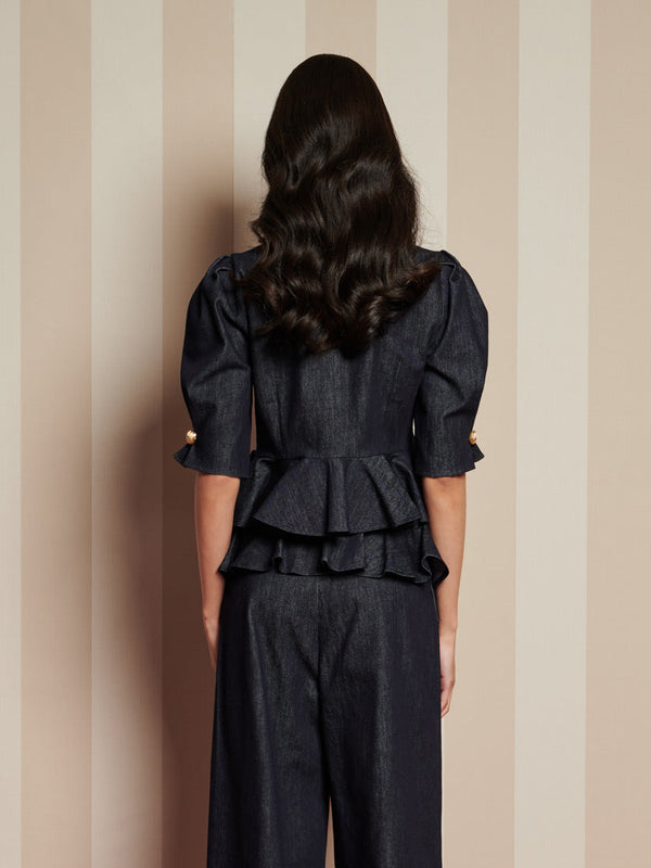 Sister Jane Curio Denim Top