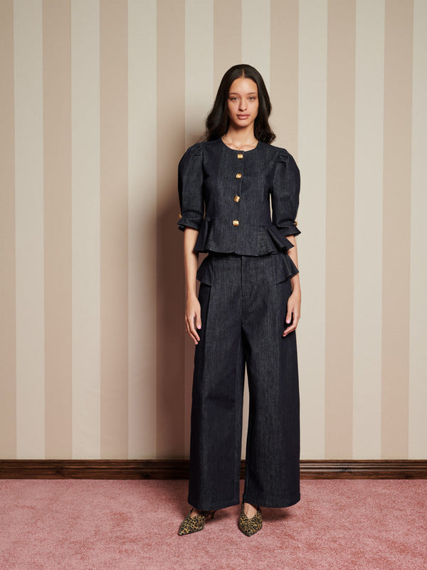 Sister Jane Curio Denim Top