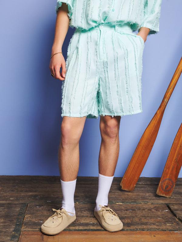 sister jane Davy Frayed Bermuda Shorts
