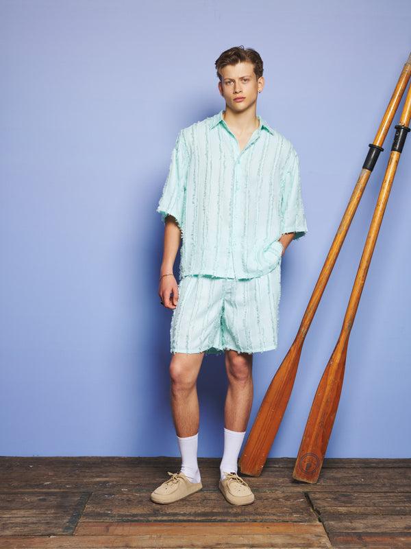 Sister Jane Davy Frayed Boxy Shirt