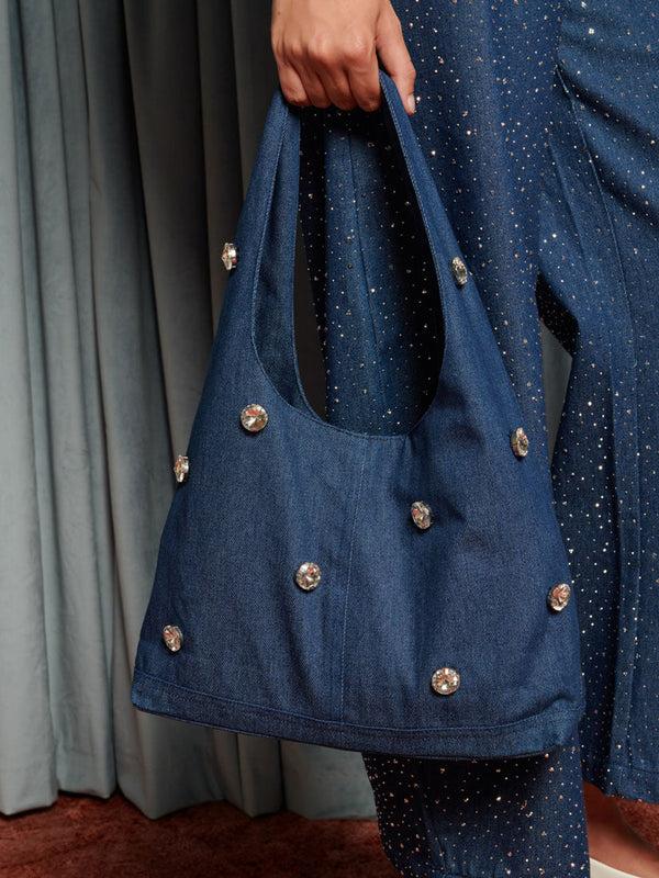 sister jane Daze Embellished Denim Bag