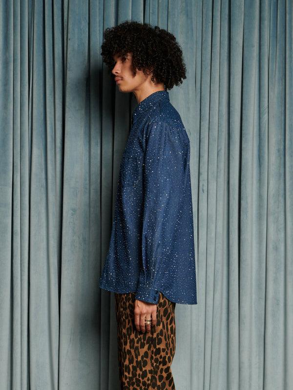 Sister Jane Daze Embellished Denim Shirt