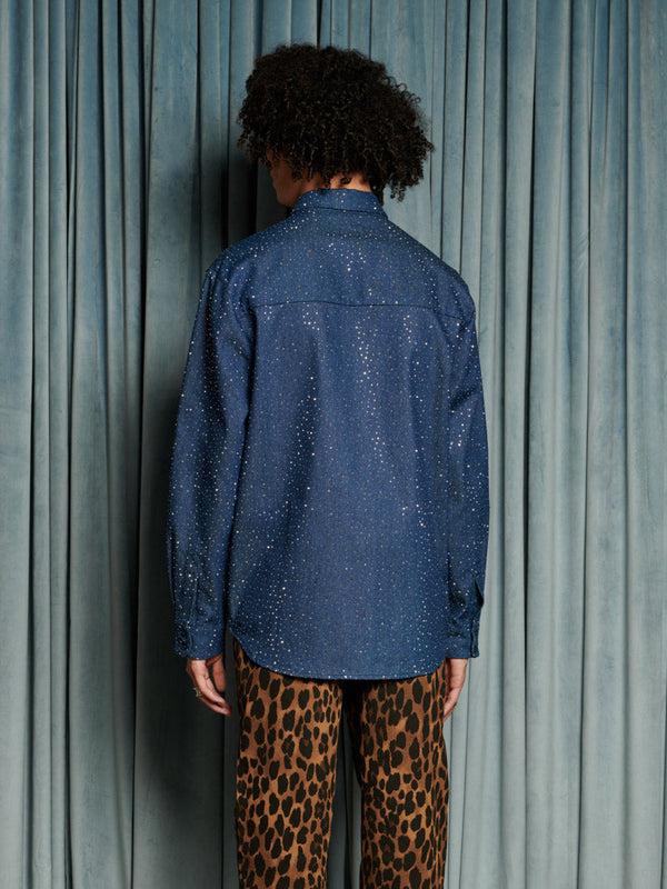 Sister Jane Daze Embellished Denim Shirt