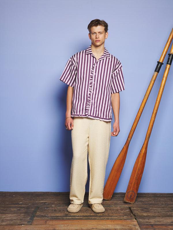 Sister Jane Deck Stripe Revere Collar Shirt