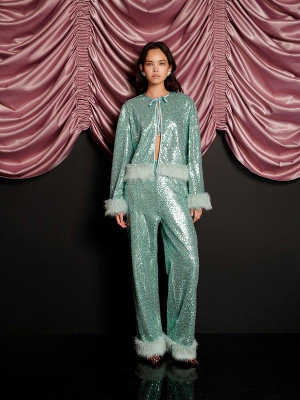 Sister Jane Disco Darling Sequin Trousers