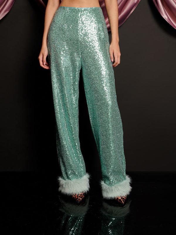 sister jane Disco Darling Sequin Trousers