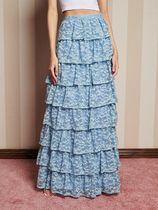 sister jane Doily Lace Maxi Skirt