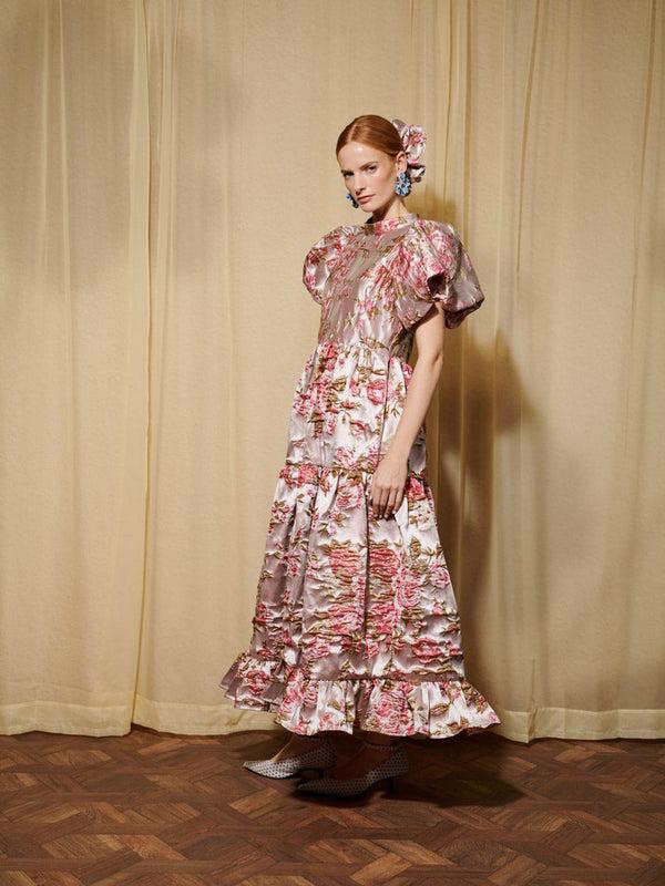 Sister Jane DREAM Almost Bloom Jacquard Maxi Dress