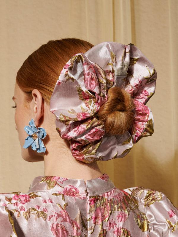 sister Jane DREAM Almost Bloom Jacquard Scrunchie