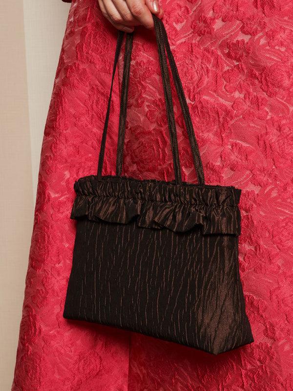 Sister Jane DREAM Antiques Jacquard Ruffle Bag