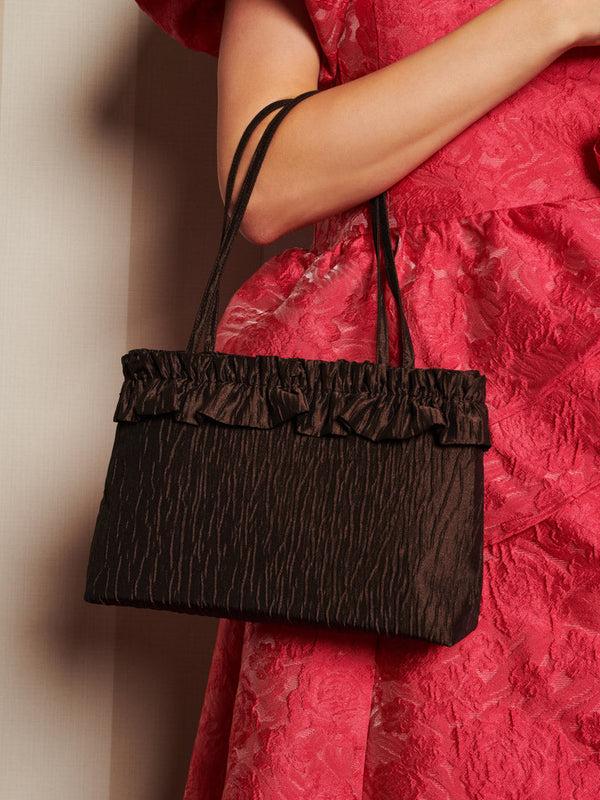 sister jane DREAM Antiques Jacquard Ruffle Bag