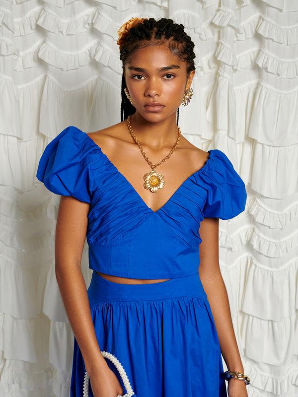 sister jane DREAM Blue Diary Top