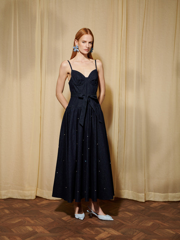 Sister Jane DREAM Brightside Denim Midi Dress
