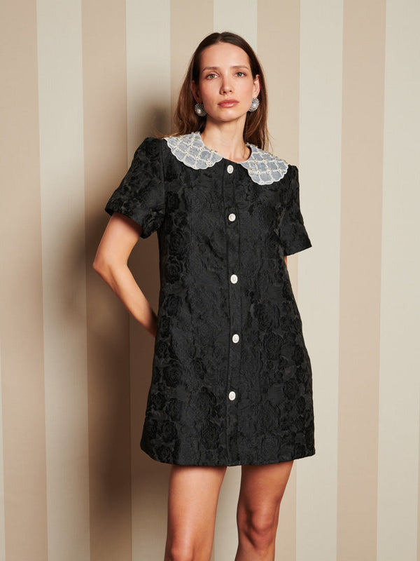 sister jane DREAM Chandelier Jacquard Mini Dress