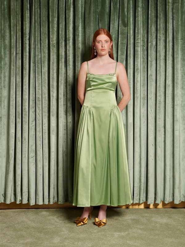 Sister Jane DREAM Cinematic Satin Midi Dress
