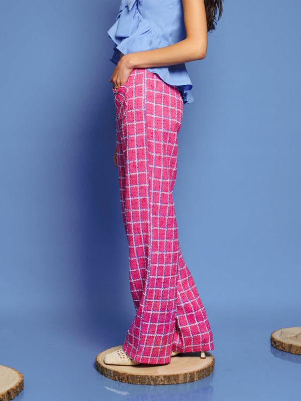 Sister Jane DREAM Cottage Check Tweed Trousers