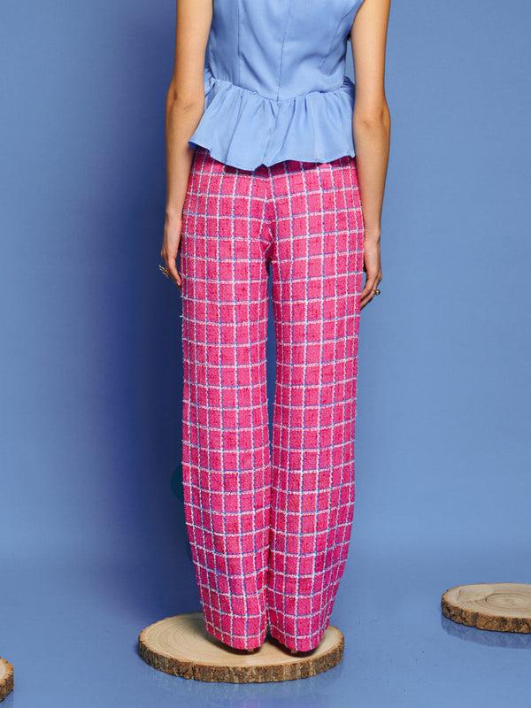 Sister Jane DREAM Cottage Check Tweed Trousers