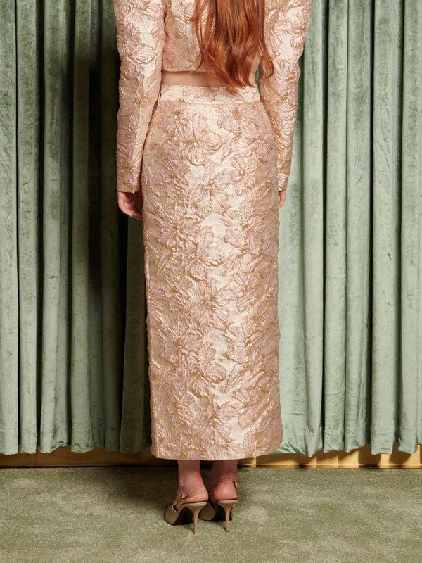 Sister Jane DREAM Elsewhere Jacquard Midi Skirt