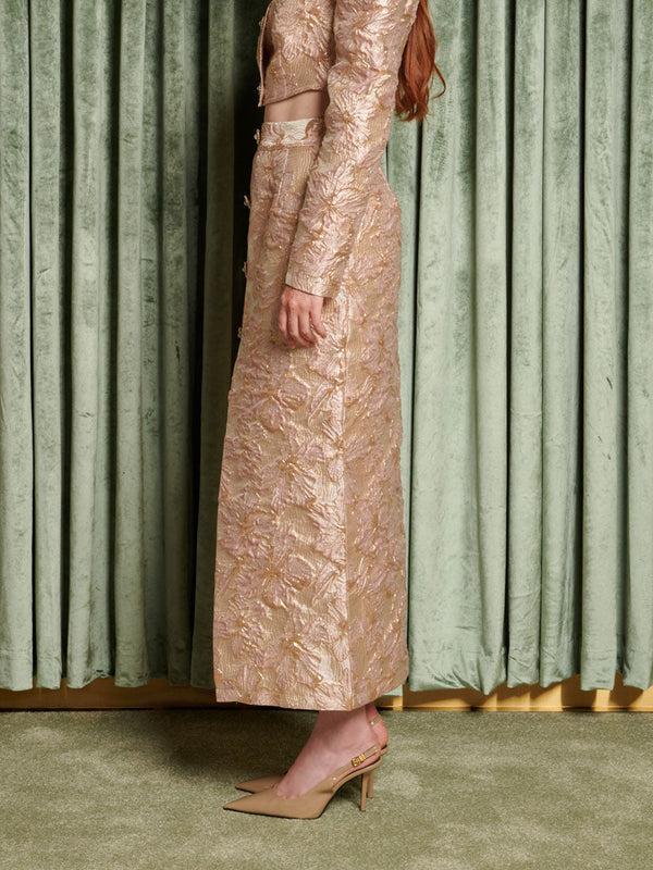 Sister Jane DREAM Elsewhere Jacquard Midi Skirt