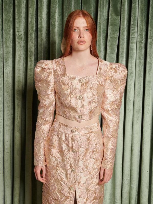 sister jane DREAM Elsewhere Jacquard Top