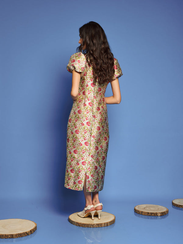 Sister Jane DREAM Forest Echo Jacquard Midi Dress