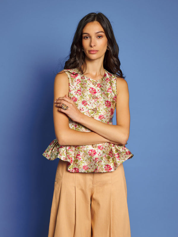 sister jane DREAM Forest Echo Jacquard Top