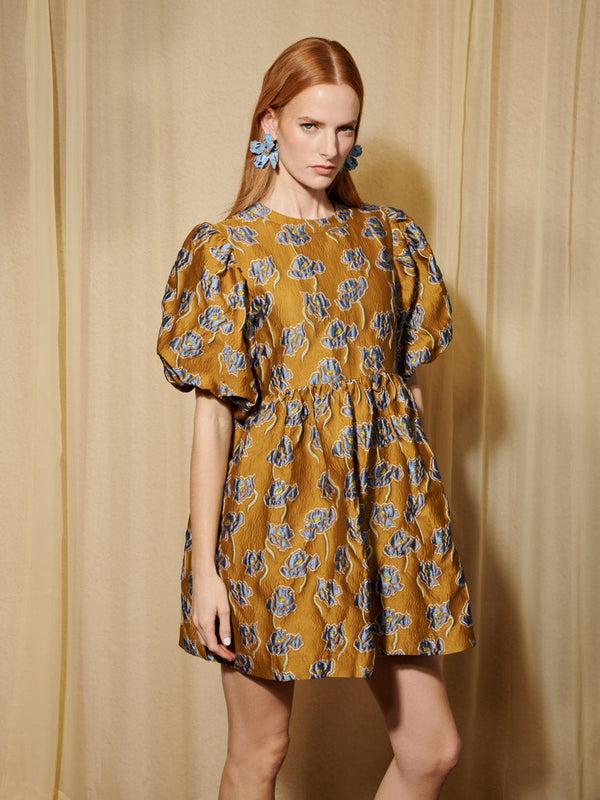 sister jane DREAM Honey Jacquard Mini Dress
