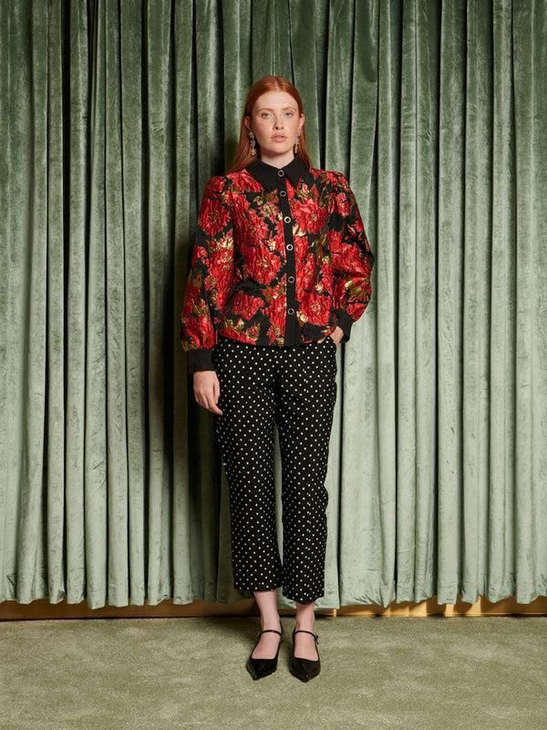 Sister Jane DREAM Illusions Jacquard Blouse