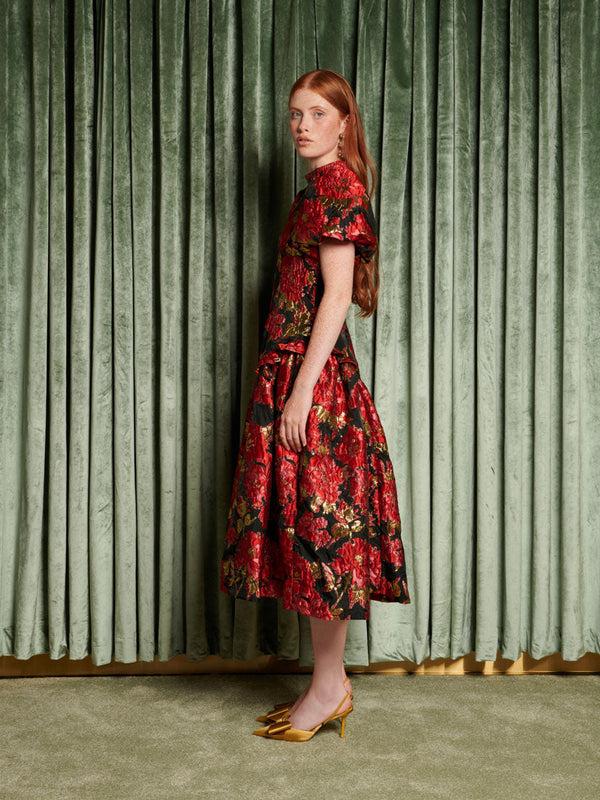 Sister Jane DREAM Illusions Jacquard Midi Dress