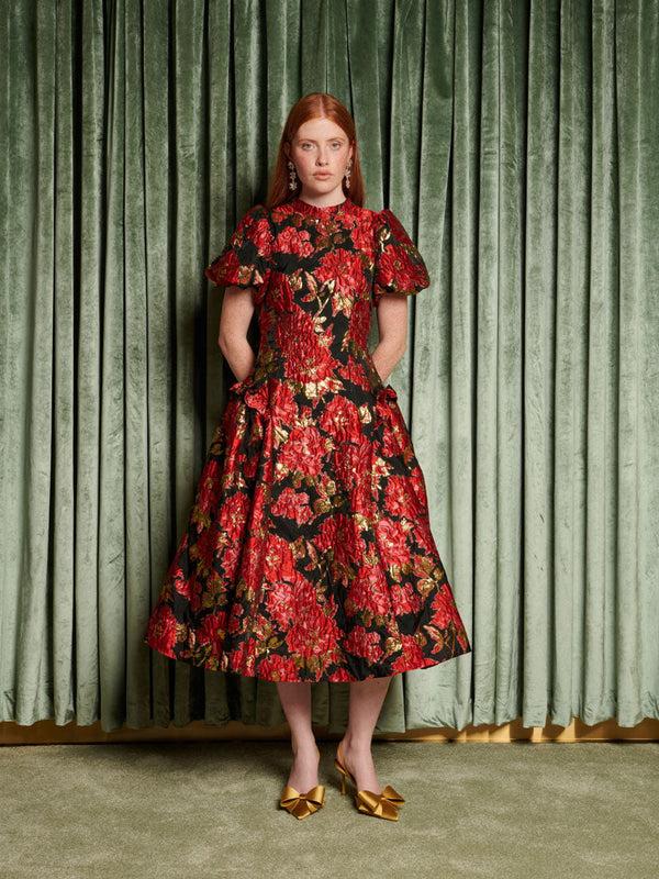 Sister Jane DREAM Illusions Jacquard Midi Dress