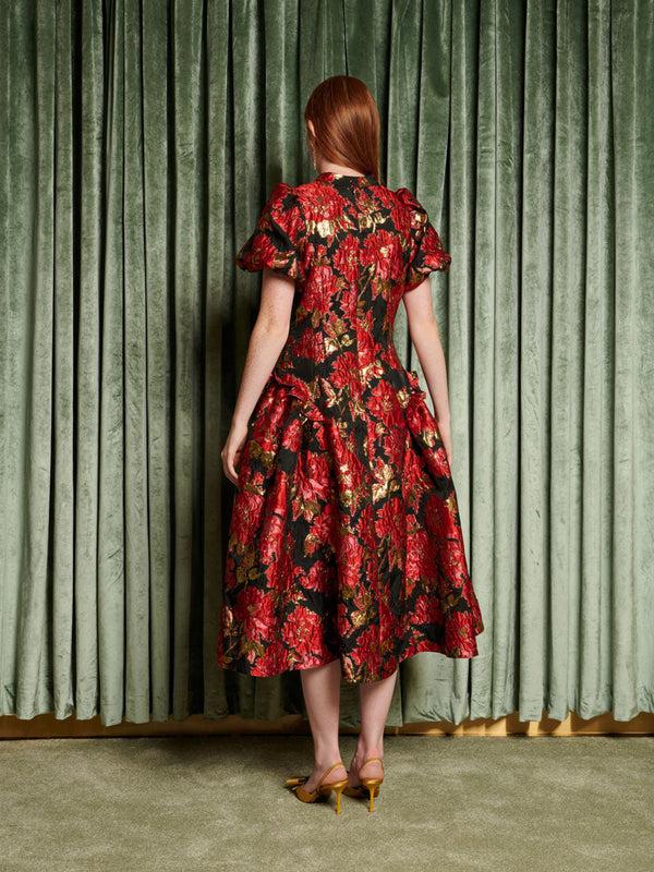 Sister Jane DREAM Illusions Jacquard Midi Dress