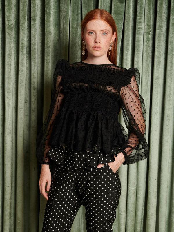 sister jane DREAM Interval Polka Dot Top