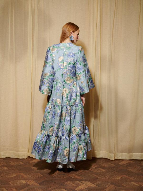 Sister Jane DREAM Lilt Floral Jacquard Maxi Dress