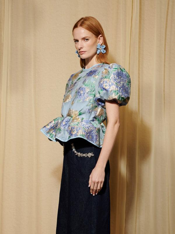 Sister Jane DREAM Lilt Floral Jacquard Top