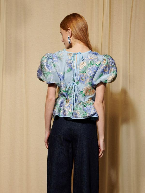 Sister Jane DREAM Lilt Floral Jacquard Top