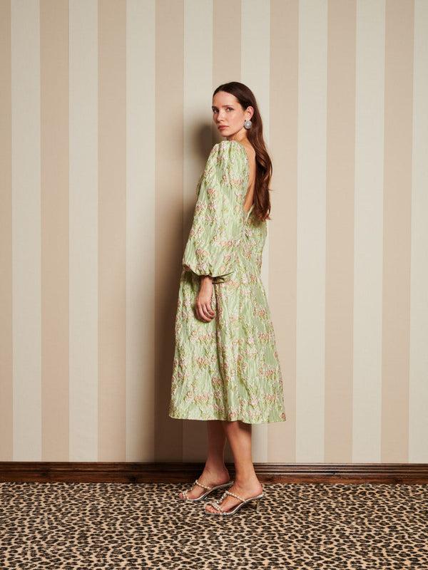 Sister Jane DREAM Marble Jacquard Midi Dress