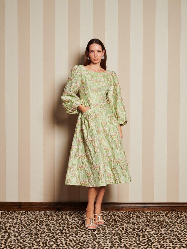 Sister Jane DREAM Marble Jacquard Midi Dress